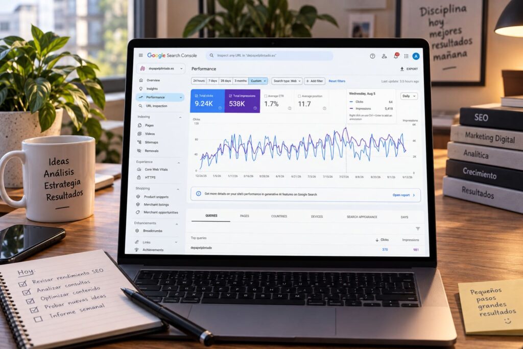 Casos de exito PapelP SEO Mockup